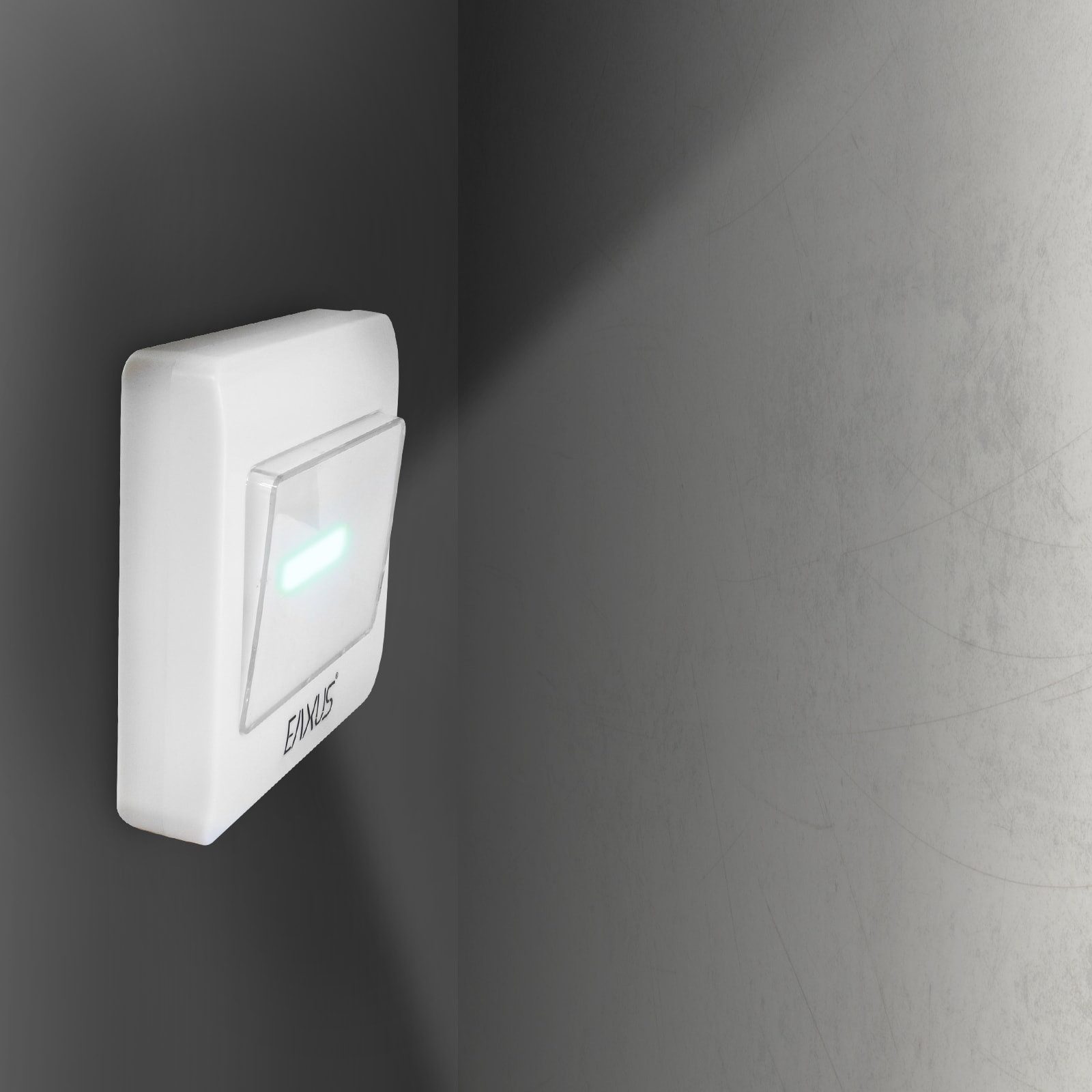 EAXUS LED Unterbauleuchte Unterschranklampe - Wandlampe Batteriebetrieben - Küchenleuchte, Selbstleuchtender Lichtschalter, LED fest integriert, 6.500 Kelvin (N – Bild 3 von 5