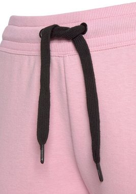 Bench. Loungewear Loungehose mit Seitenstreifen und geradem Bein, Loungeanzug