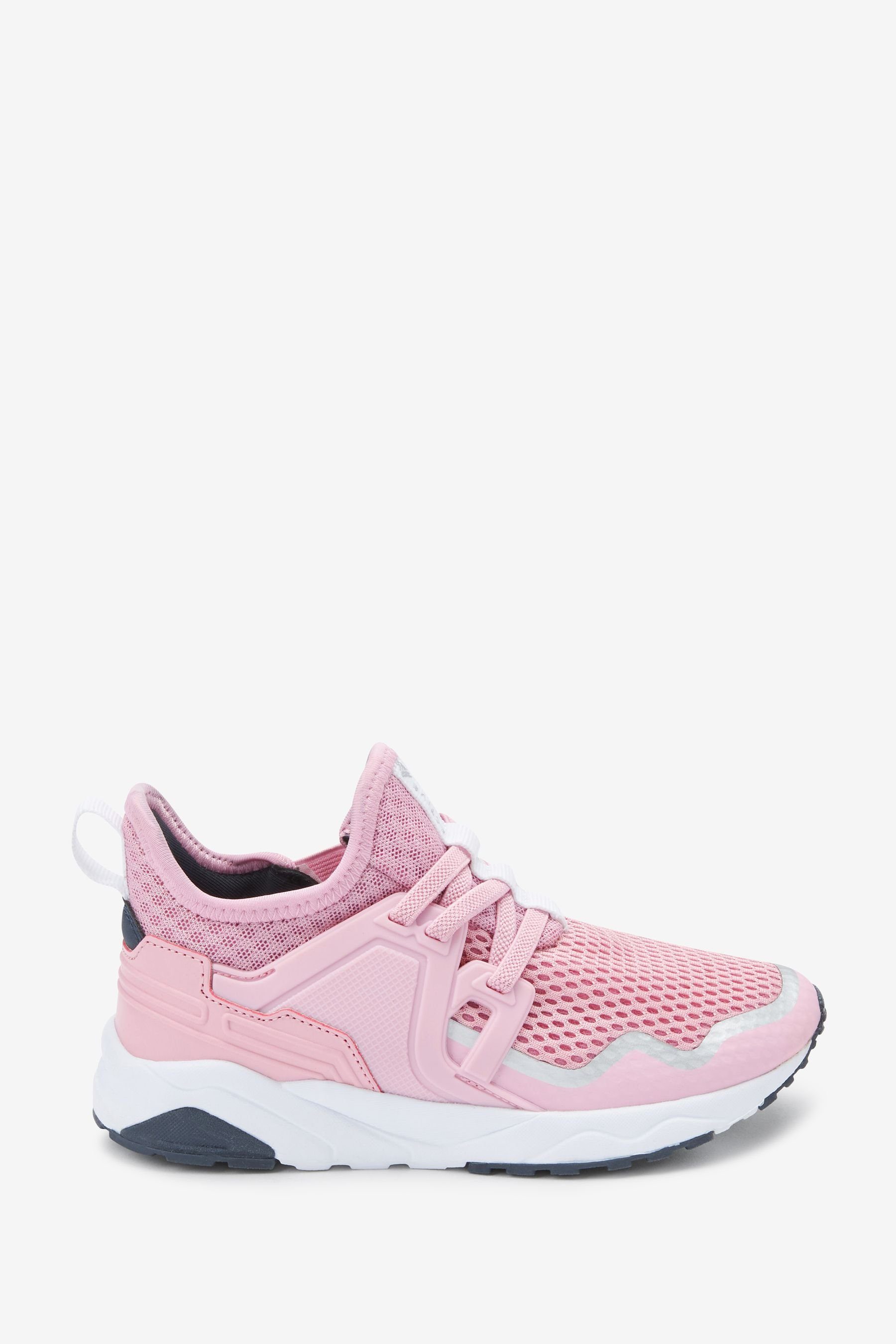 Next Elastischer Sportschuh mit Schnürung Sneaker (1-tlg) Pink