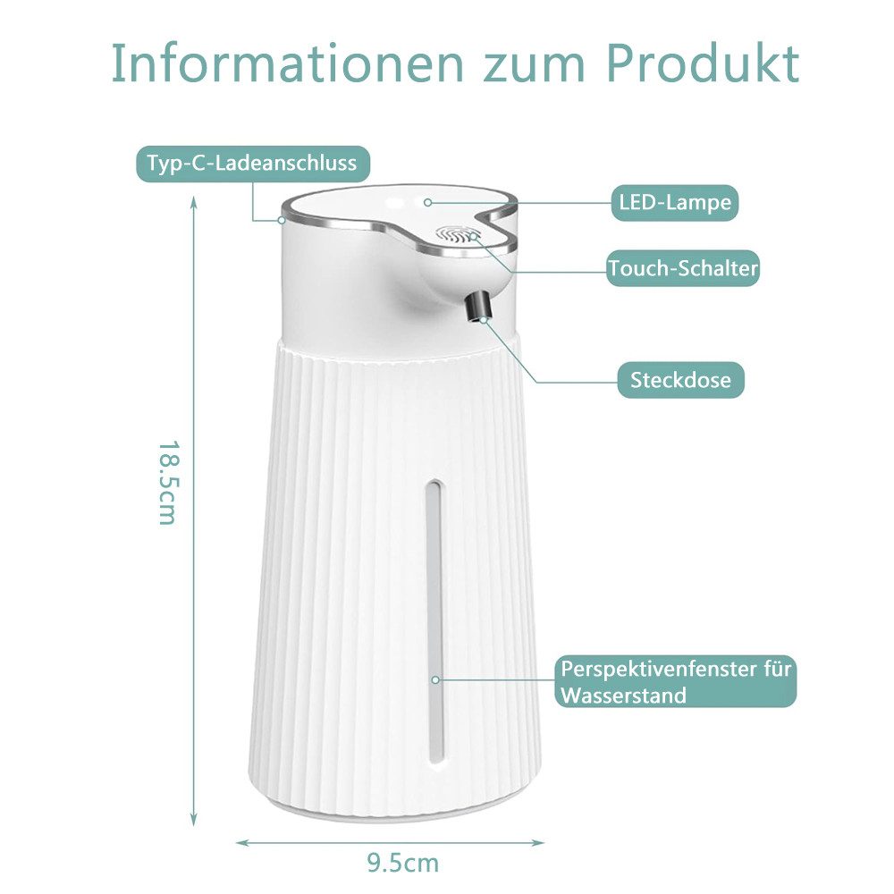 TUWENA Seifenspender Seifenspender Automatisch 400ML,Wandmontage Elektrisch günstig online kaufen