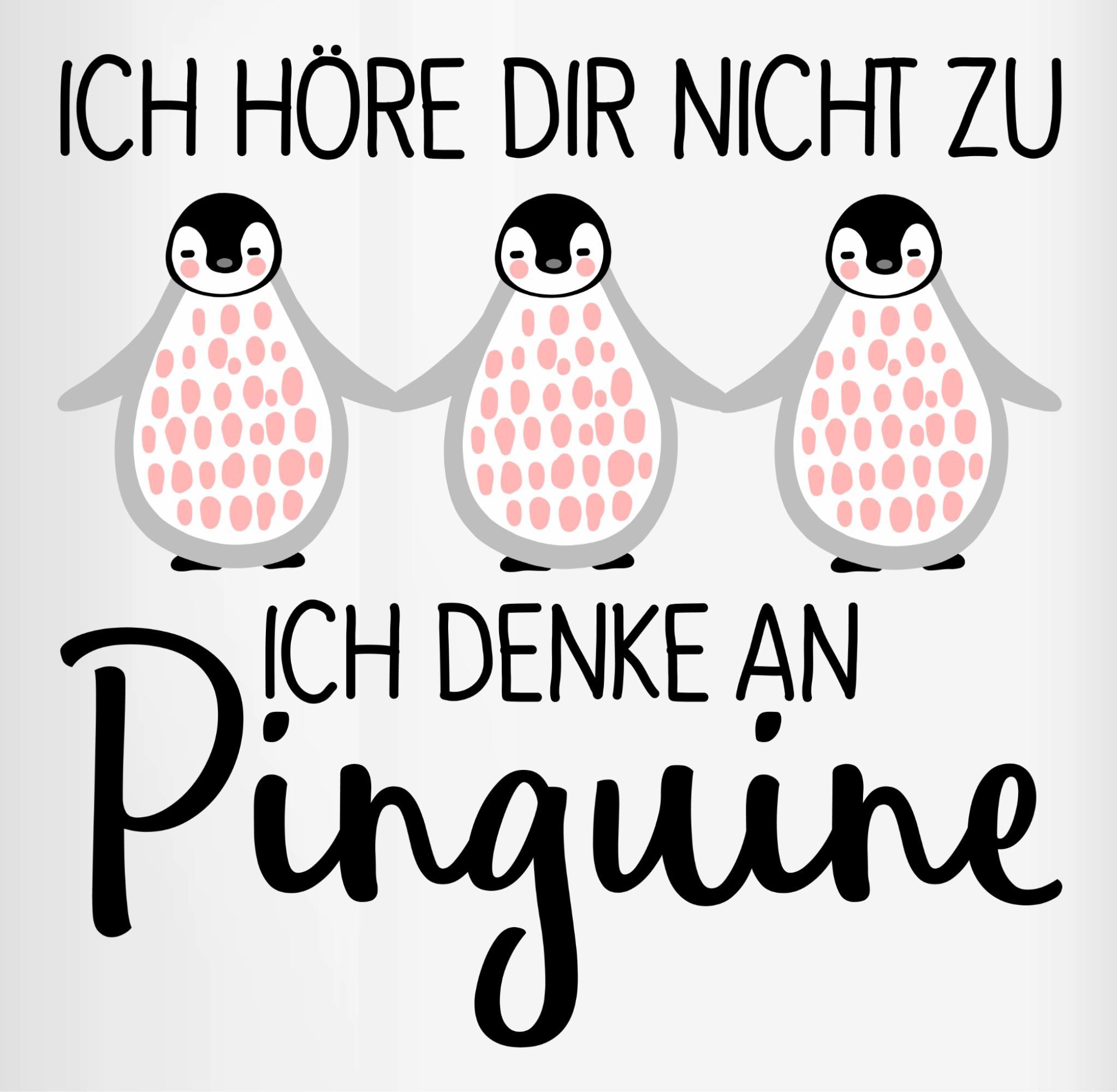 Keramik, Schwarz an denke Sprüche Pinguine, Statement Ich 1 Tasse Shirtracer