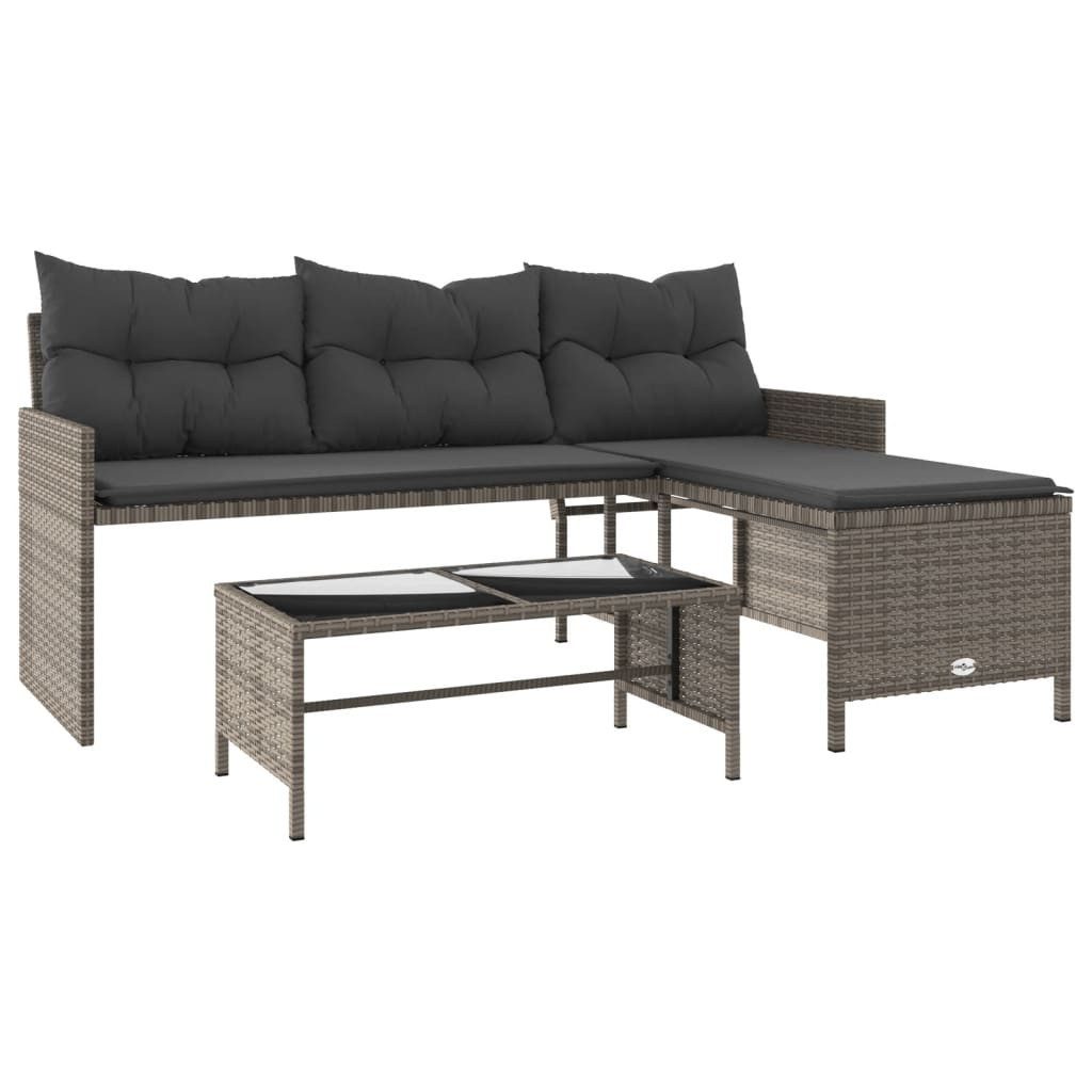 vidaXL Loungesofa Gartensofa in L-Form mit günstig online kaufen