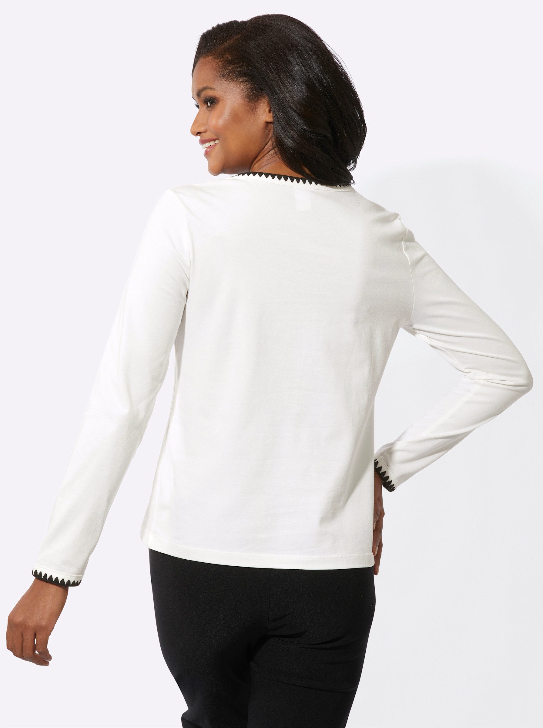 Inspirationen Langarmshirt "Langarm-Shirt" 1 Stk. tlg. günstig online kaufen