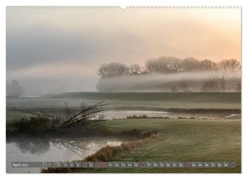 CALVENDO Wandkalender Naturlandschaft Elbe - Im Wechsel der Jahreszeiten (Premium, hochwertiger DIN A2 Wandkalender 2023, Kunstdruck in Hochglanz)