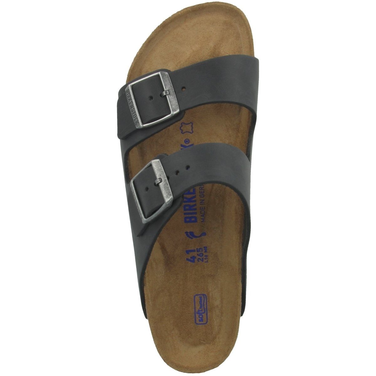 Birkenstock Arizona SFB Geöltes Nubukleder schmal Sandale Sandaletten, Sommerschuhe, Badeschuhe, Riemchen, Schlappen