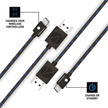 Stealth PS5 Twin Play & Charge Kabel (2x 3m) USB-Kabel, USB-C, (300 cm)