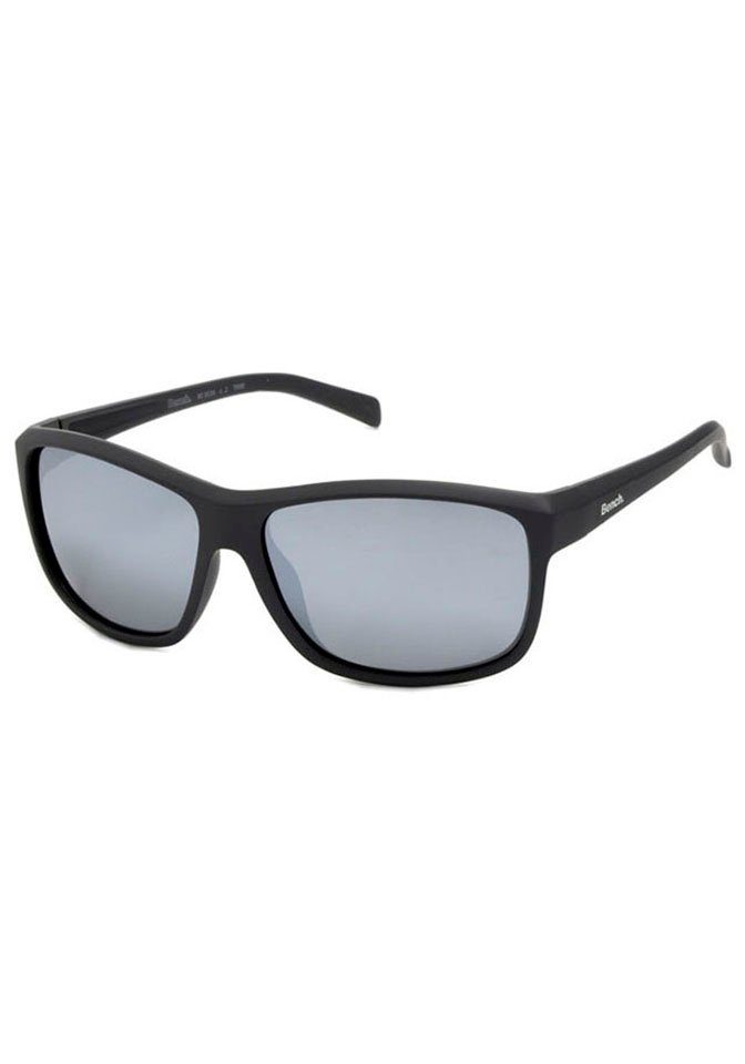 Bench. Sonnenbrille bessere grau-schwarz Antikratzbeschichtung Gläser. Haltbarkeit durch der