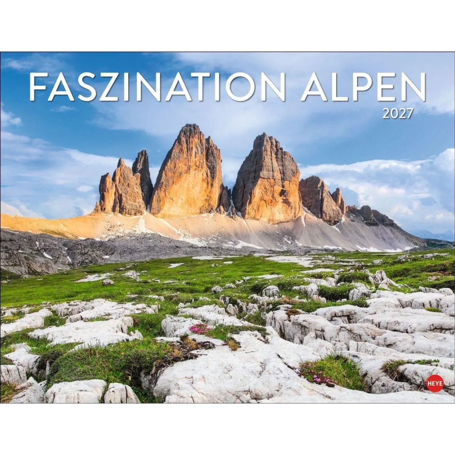 HEYE Wandkalender Faszination Alpen Posterkalender 2027