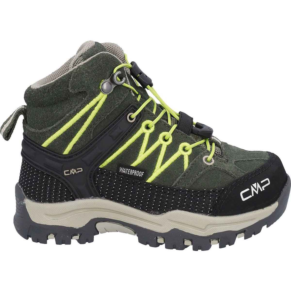 CMP Kids Rigel Mid WP Trekking Shoes Hikingschuh Wasserdichte und robuste Trekkingstiefel für Kinder mit