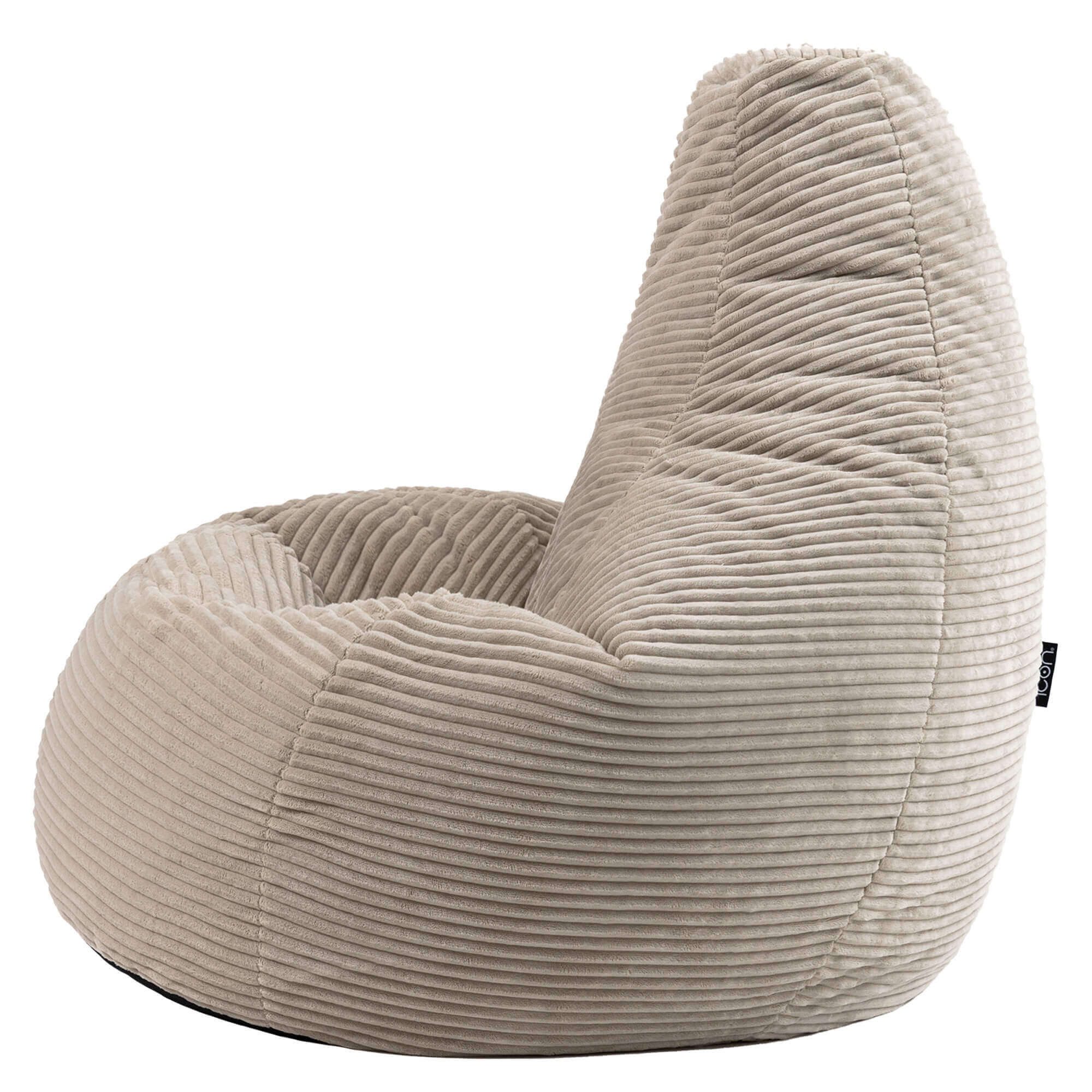 icon Sitzsack Sessel mit Rückenlehne aus Cord „Dalton“, Sitzsack XXL, Gaming Sitzsack, Made in Germany, Erwachsene & Kinder – Bild 5 von 5