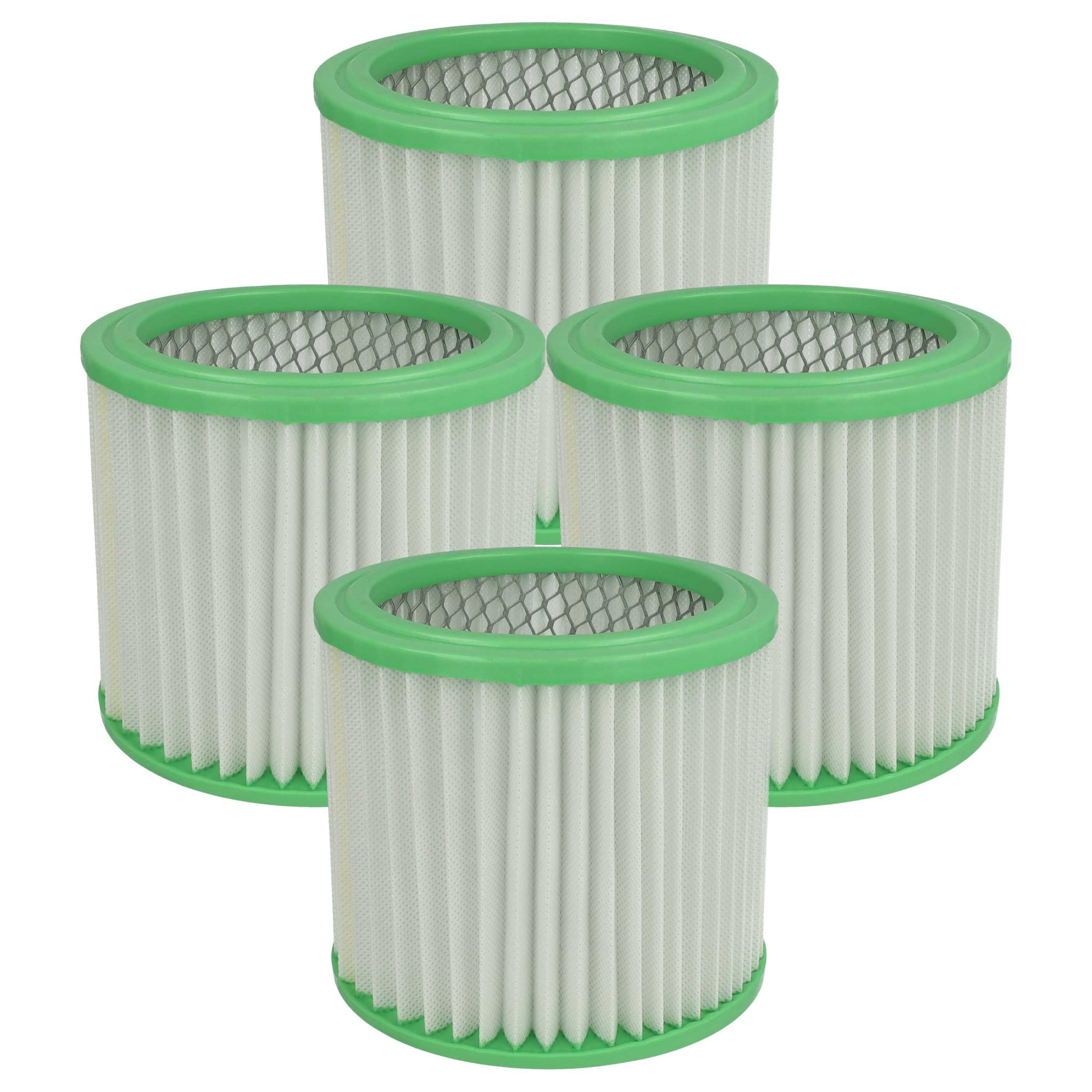 vhbw Patronenfilter passend für Parkside PAS 500 C2, PAS 500 A1, PAS 500 C1, PAS 500 B1, für Staubsauger, Aschesauger