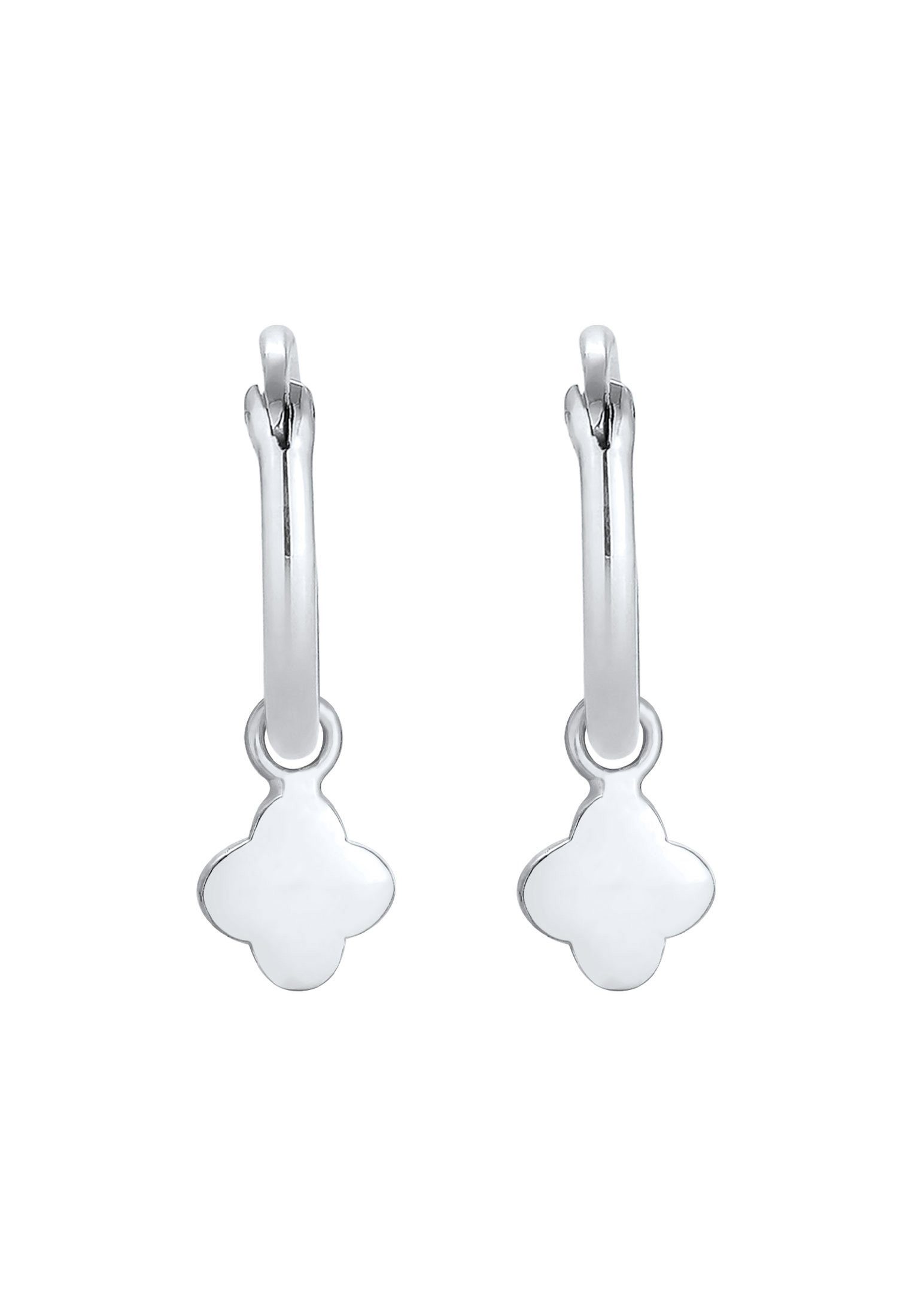 Elli Paar Creolen Creolen Kleeblatt Glück Symbol 925 Silber günstig online kaufen