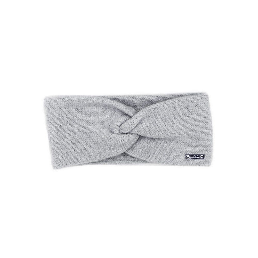 CAPO Stirnband Strickstirnband, Knoten, Kaschmir-Wolle-Mischung, soft
