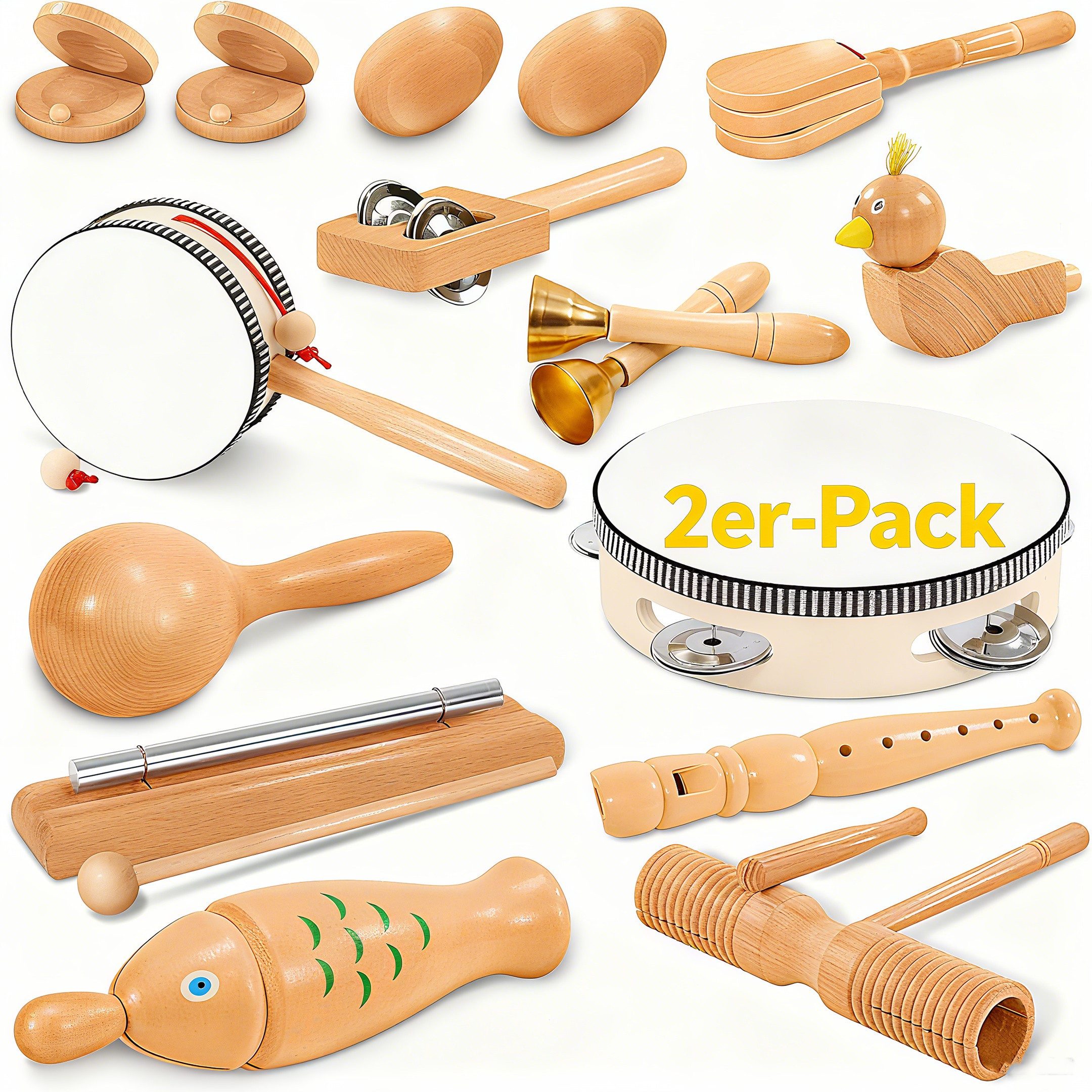 POPOLIC Spielzeug-Musikinstrument 20 Stück Musikinstrumente für günstig online kaufen