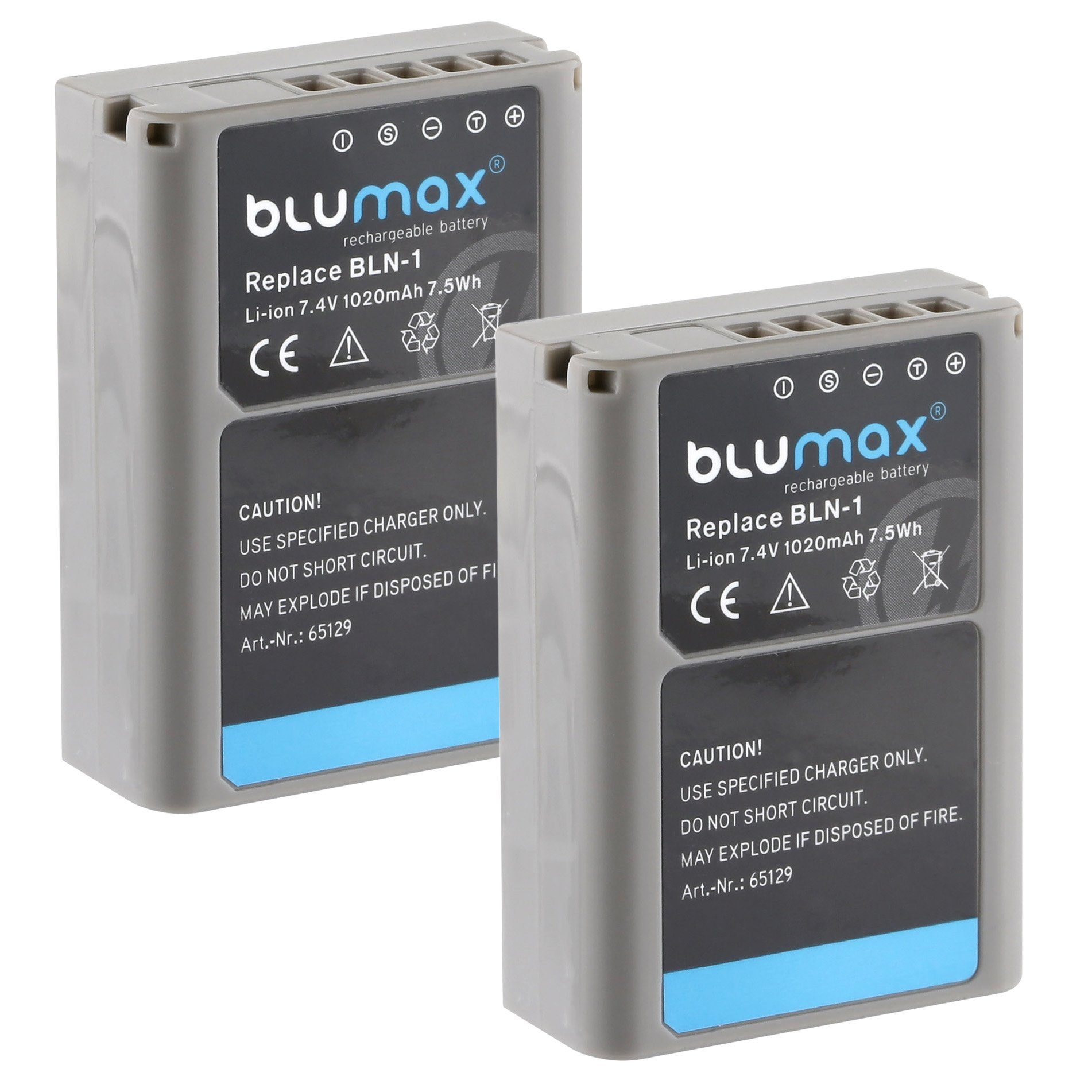 Blumax 2x BLN-1 1020 mAh Kamera-Akku