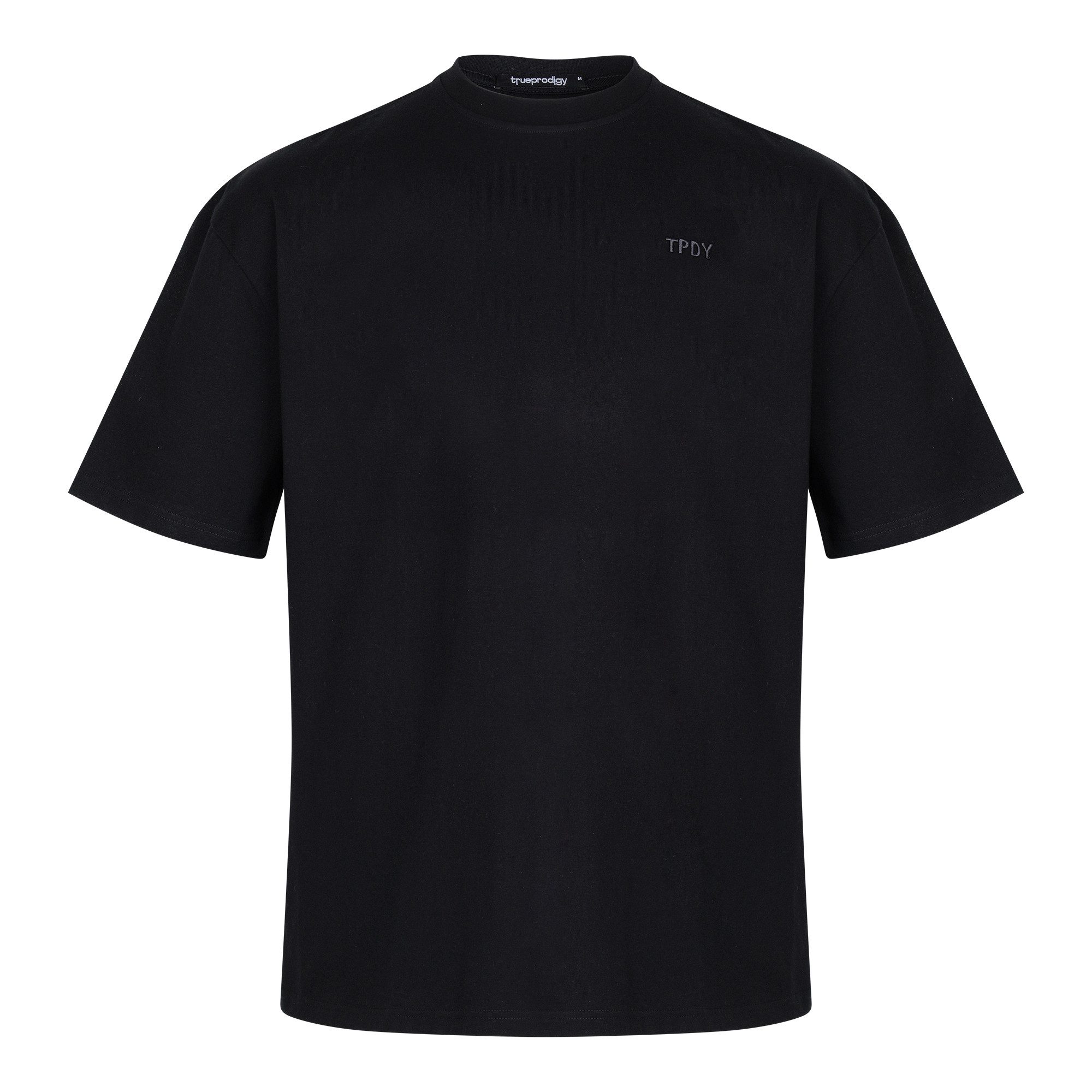 trueprodigy Oversize-Shirt Haram Logostickerei Rundhals dicker Stoff günstig online kaufen