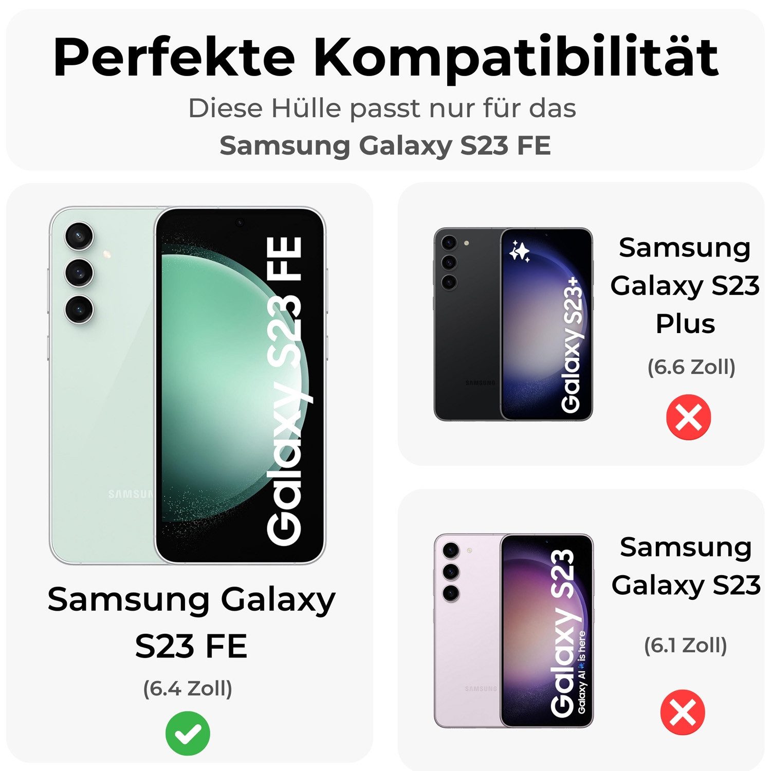 betterfon Handykette für Samsung Galaxy Modelle Hülle mit Band & Kordel Stoßfest, Hände frei – mit Silikonhülle & Schnur für flexiblen Alltag