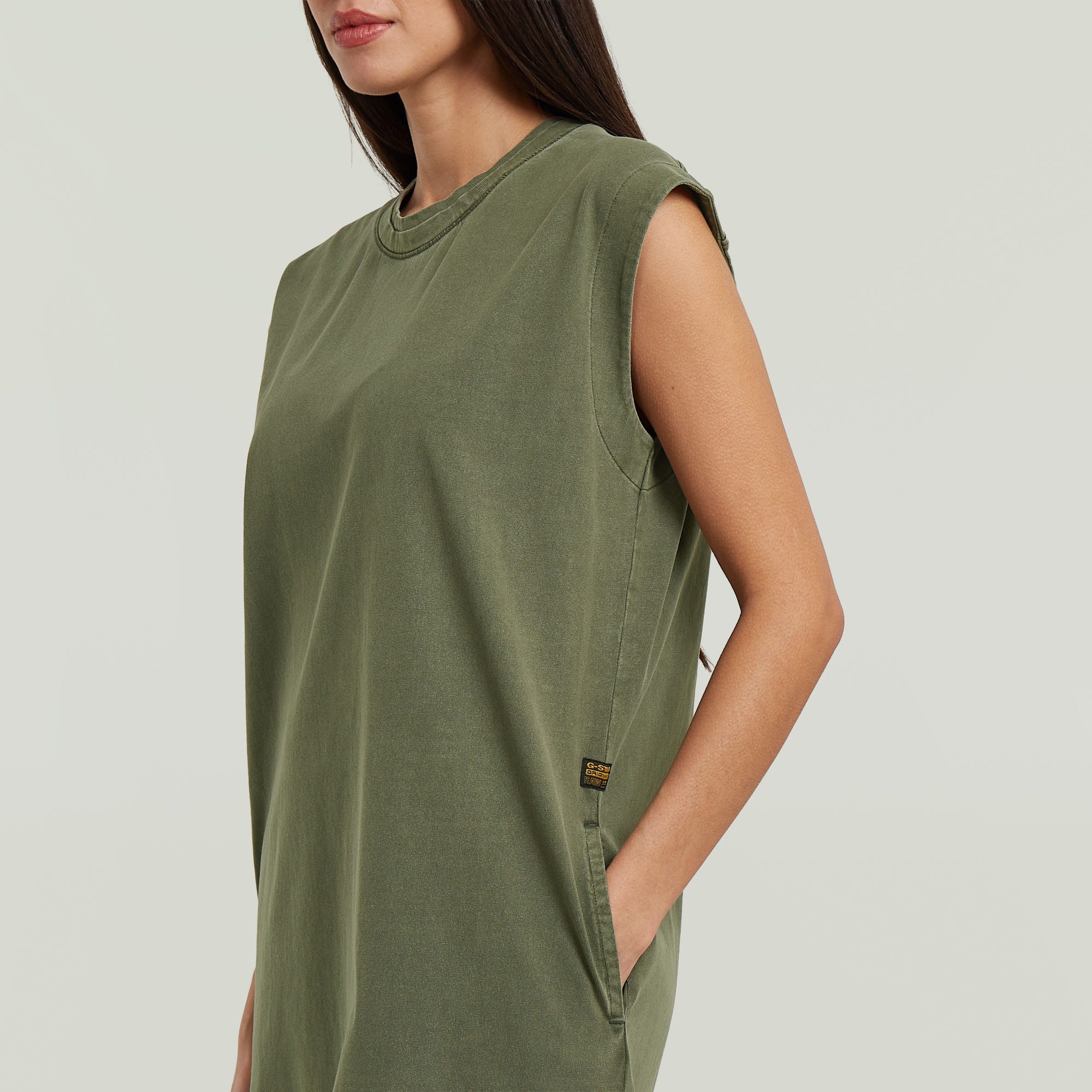 G-STAR Jerseykleid mit Taschen in der Seitennaht