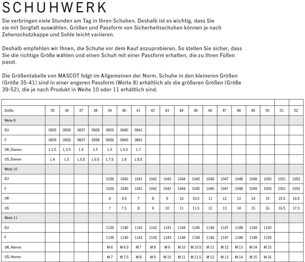 Mascot Sicherheitsschuh