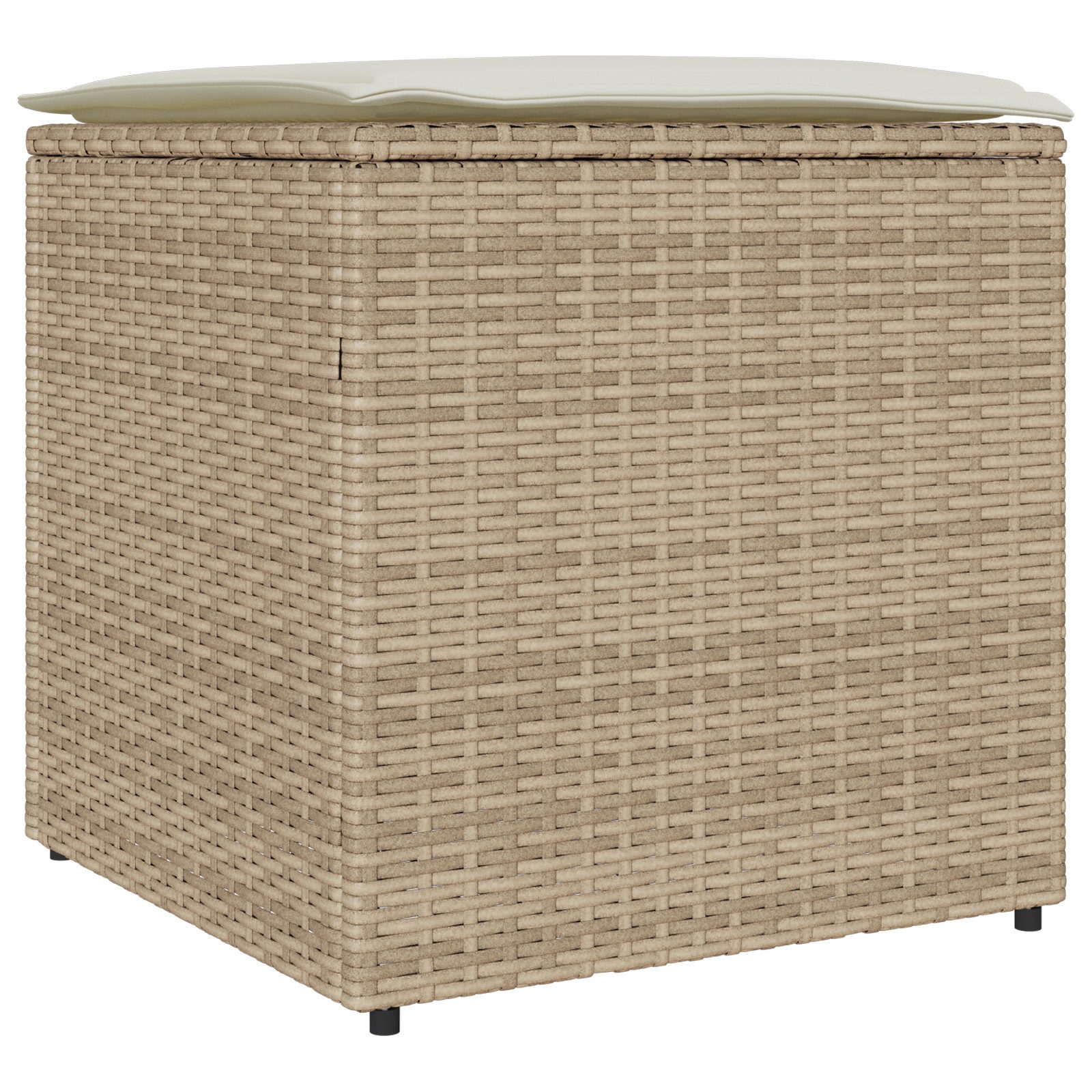 vidaXL Gartenbox Aufbewahrungskasten Beige und cremeweiß günstig online kaufen
