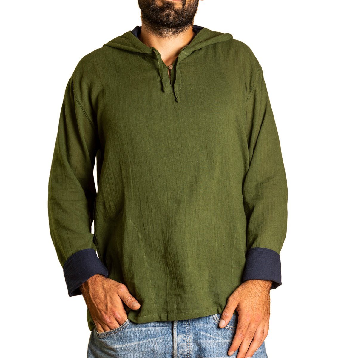 PANASIAM Kurzarmhemd Herren Hoodie mit Kapuze günstig online kaufen