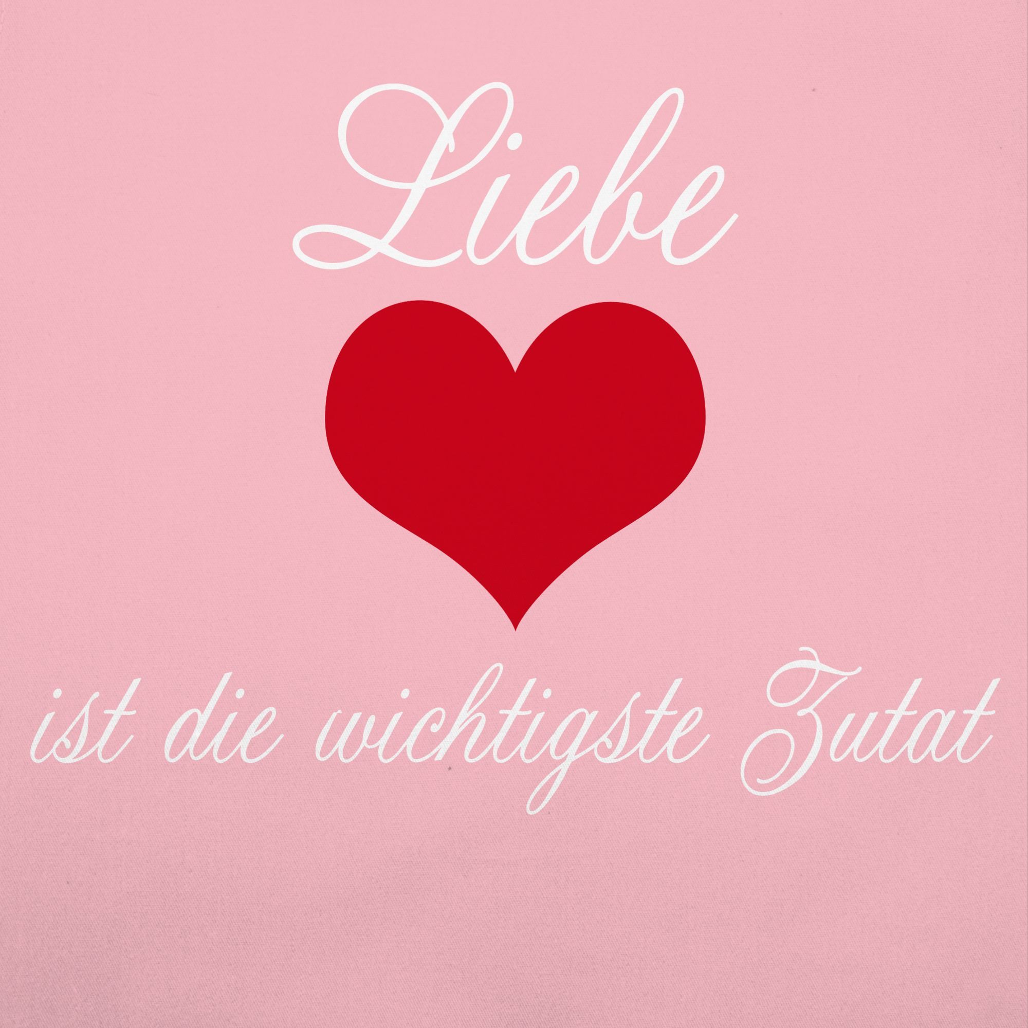 Shirtracer Kochschürze Liebe ist die wichtigste günstig online kaufen