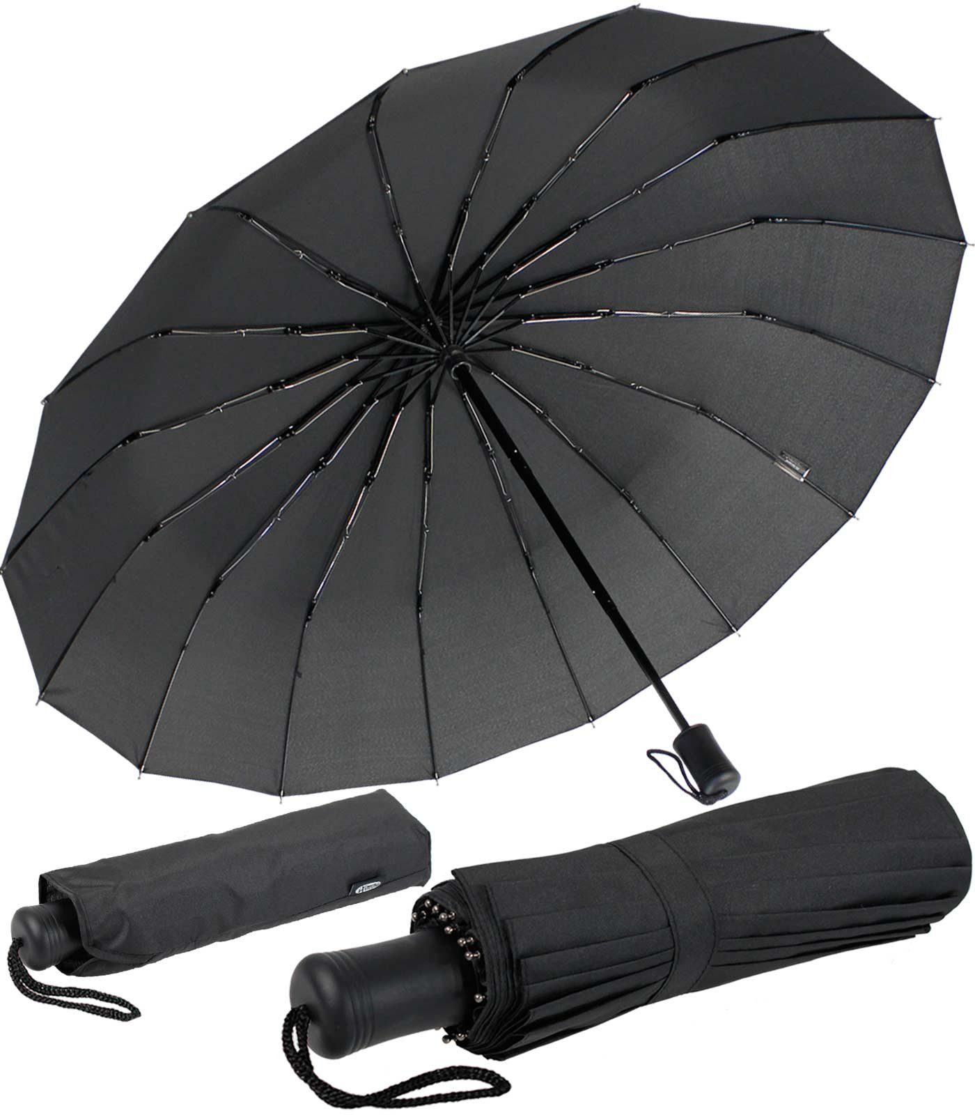iX-brella Taschenregenschirm Mini mit 16 Streben extra stabil und farbenfroh, farbenfroh