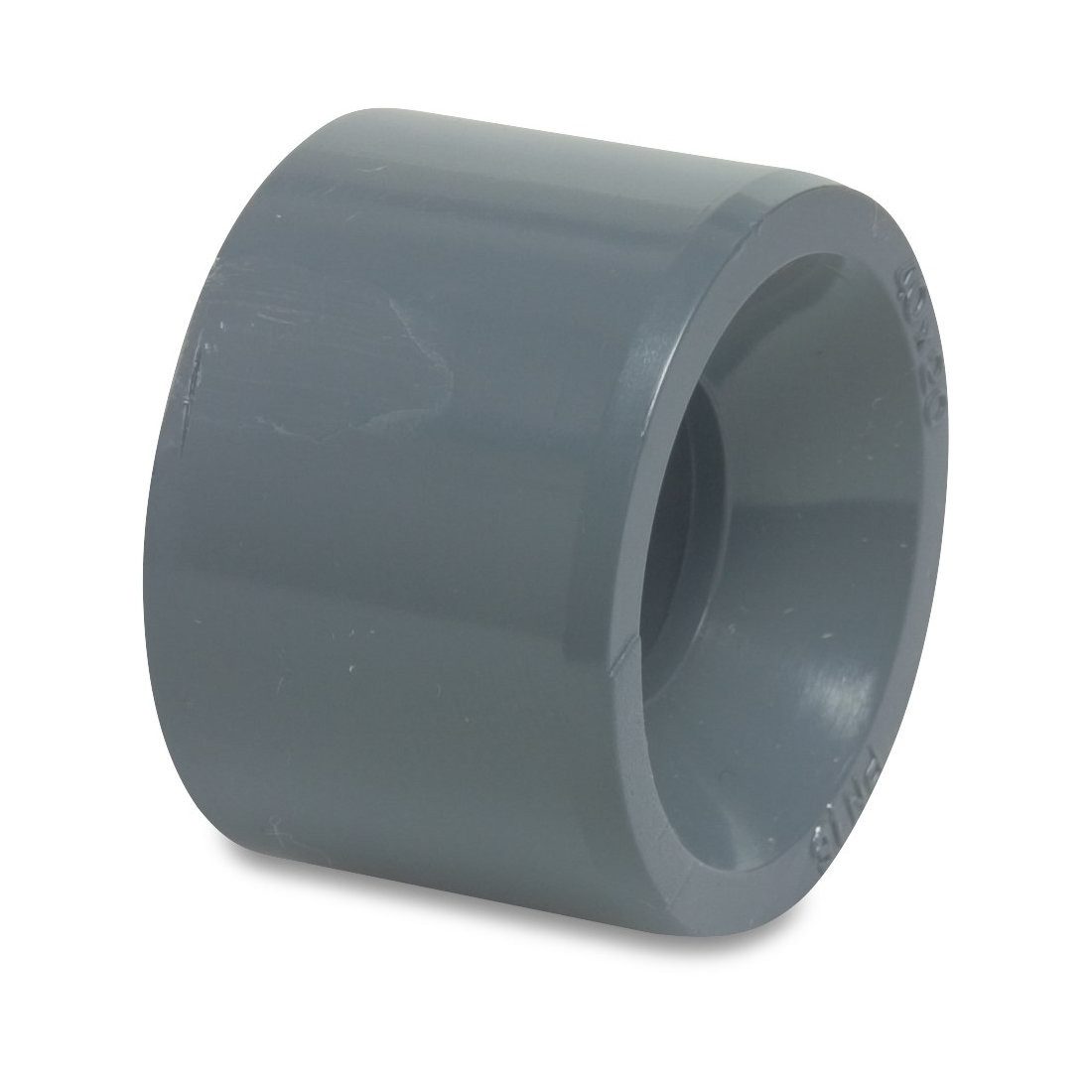 Mega Group Gewindefitting Reduzierstück PVC-U Klebestutzen x Klebemuffe 10 - 16 bar, grau, Ø 32 mm x 25 mm (PN16)