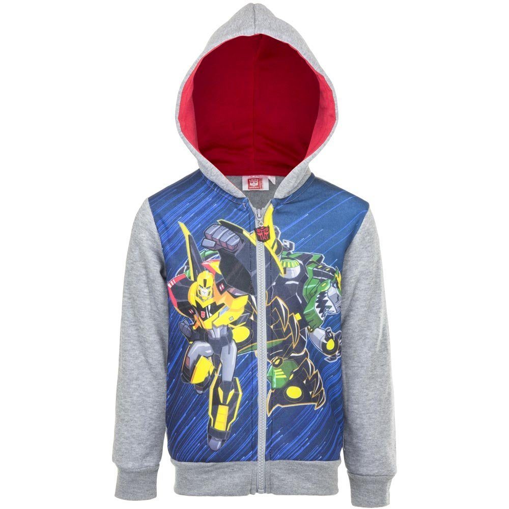 Transformers Kapuzensweatshirt TRANSFORMERS Jungen Sweatshirt Jacke Zipper Hoodie