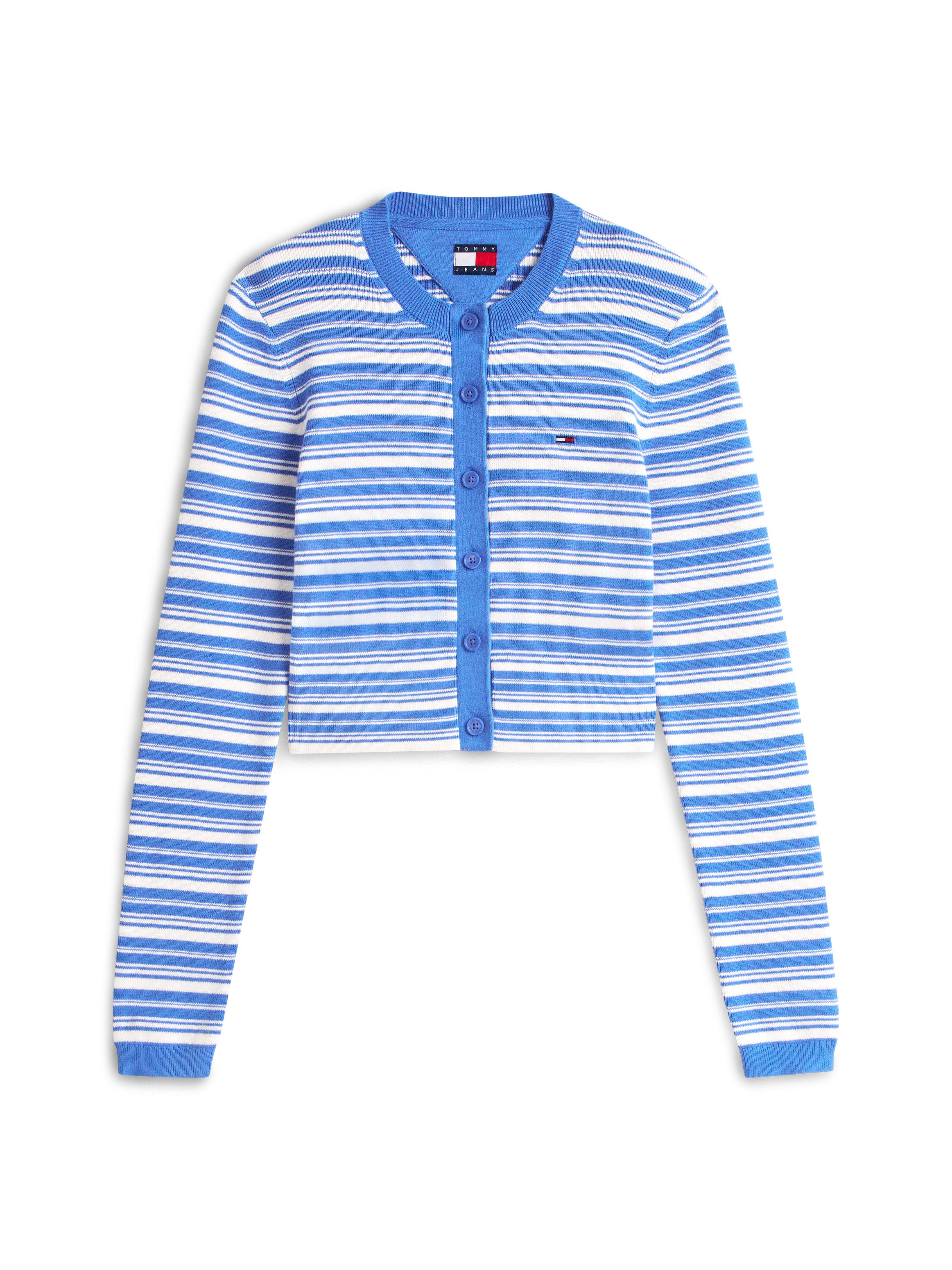 Strickjacke TJW CREW NECK STRIPE CARDI EXT