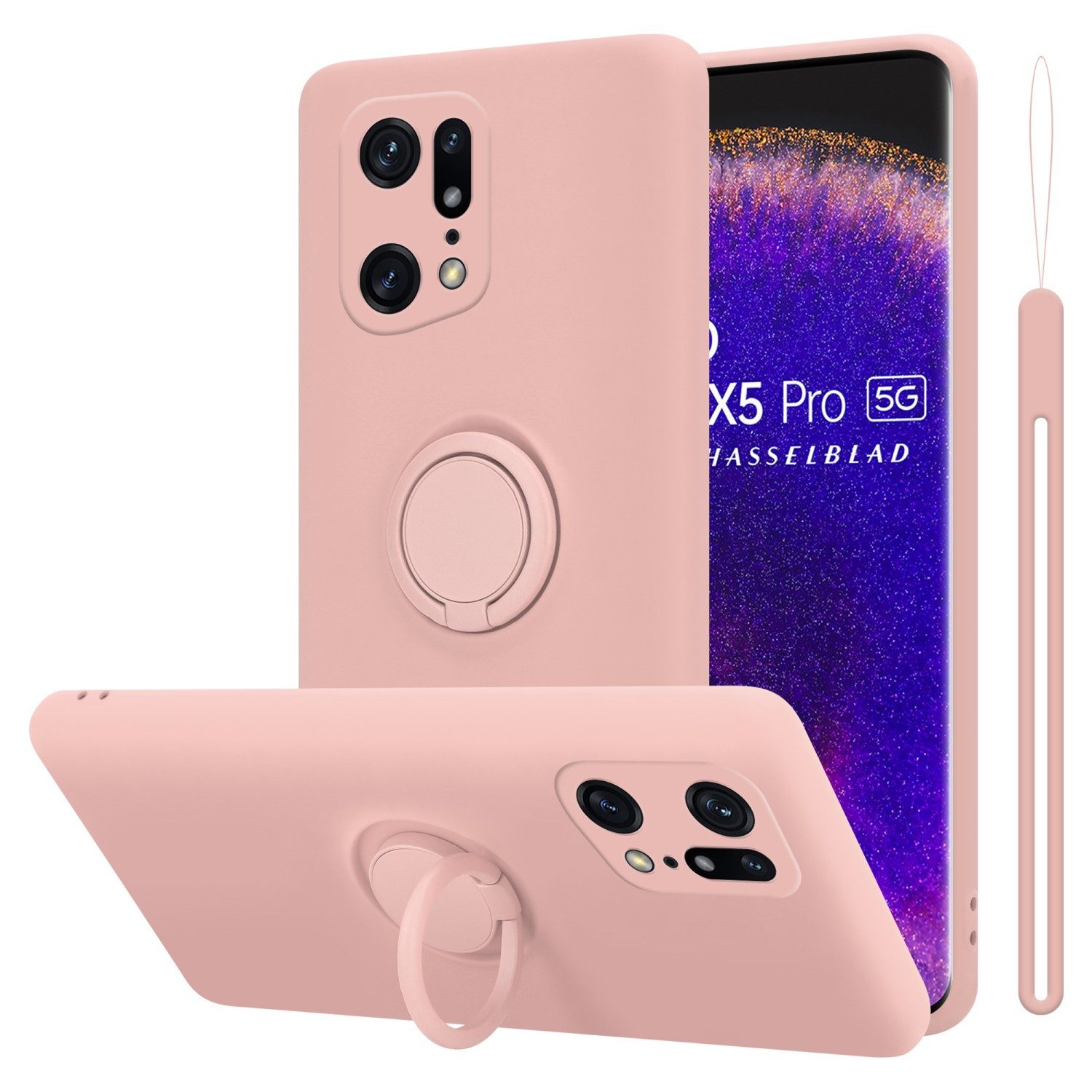 Cadorabo Handyhülle für Oppo FIND X5 PRO Hülle Oppo FIND X5 PRO, Robustes Hard Case - Handy Schutzhülle - Hülle - Back Cover Bumper