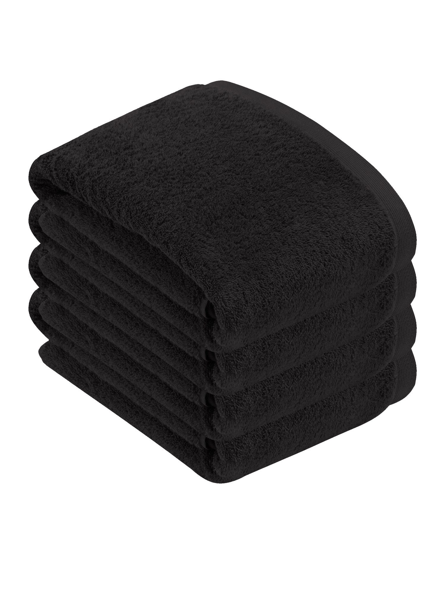 Vossen Badetücher 4er Pack Badetuch 100 x 150 cm High Line, Webfrottier (Spar-Set, 4-St)