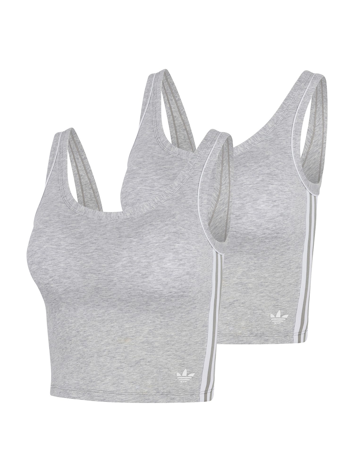 adidas Originals Crop-Top Adicolor Comfort Flex (2-tlg) Bauchtop, Cropped Shirt, Kurz Top