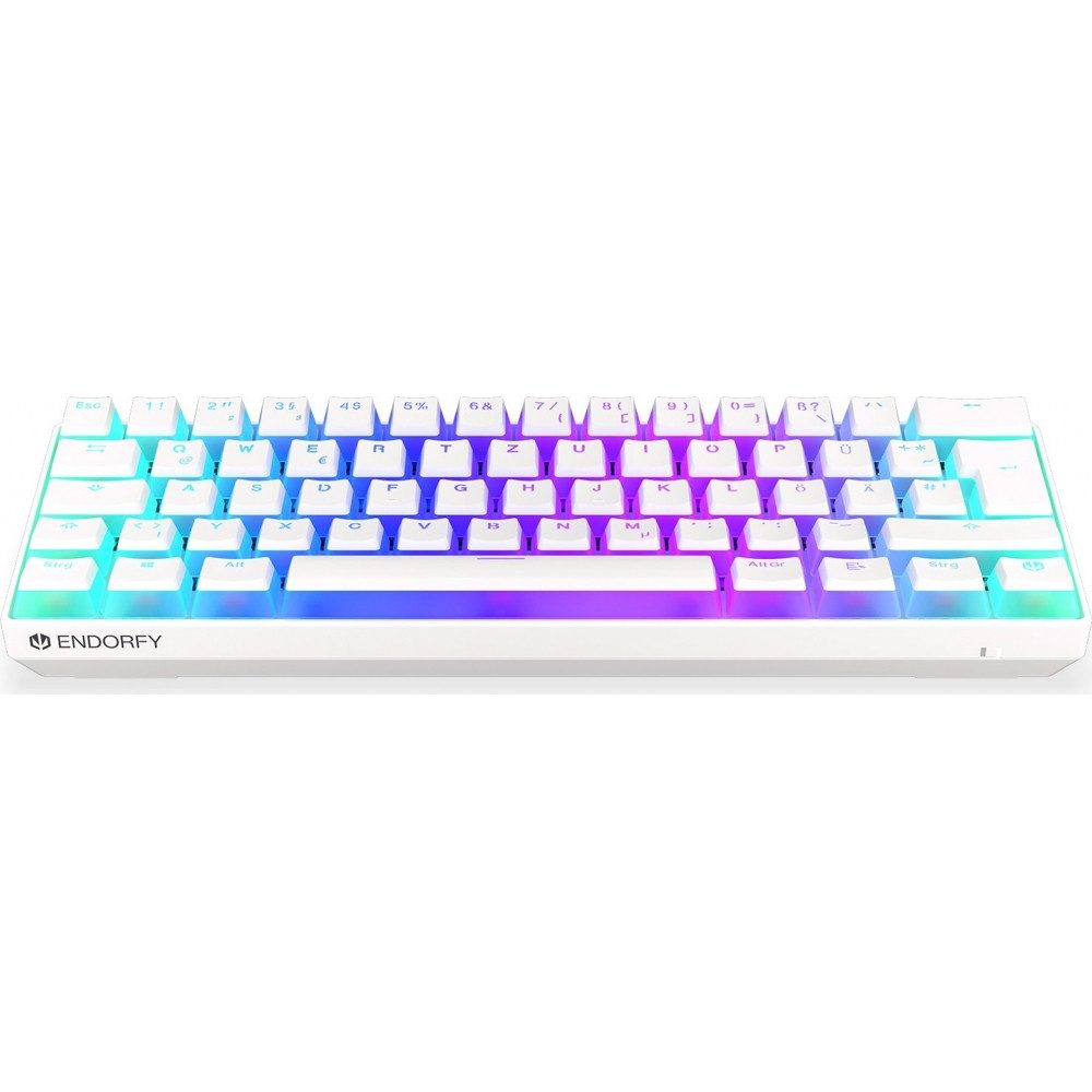 ENDORFY ENDORFY Thock Compact Wireless Gaming-Tastatur, Onyx White Gaming-Tastatur (Hot-Swap-fähige Kailh BOX Schalter)