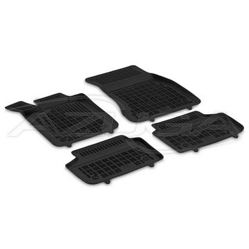 AZUGA Auto-Fußmatten Hohe Gummi-Fußmatten passend für BMW 7er ab 10/2015-10/2022 (G11) 4-tl, für BMW 7er 4-türer Stufenheck