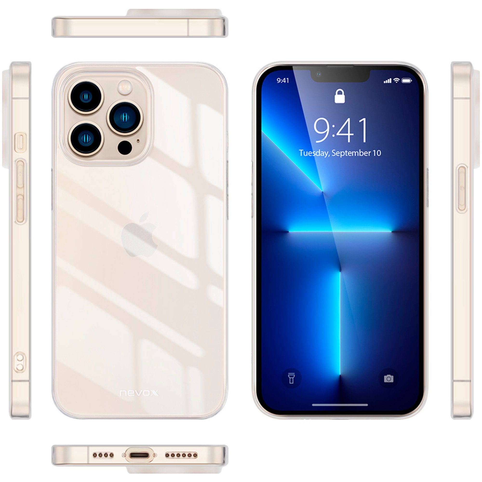 nevox Handyhülle Nevox StyleShell Flex, Handyhülle, (iPhone 15 Pro