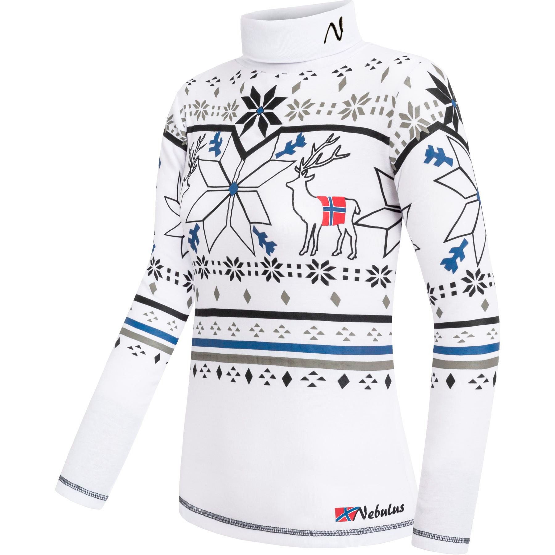 Nebulus Pullover & Shorts COASTER, P6194 - Damen, weiß-schwarz, M/38