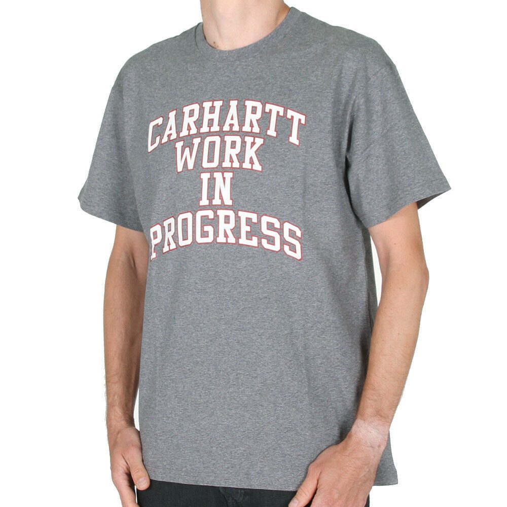 Carhartt WIP T-Shirt Carhartt WIP Division T-Shirt Dark Grey Heather