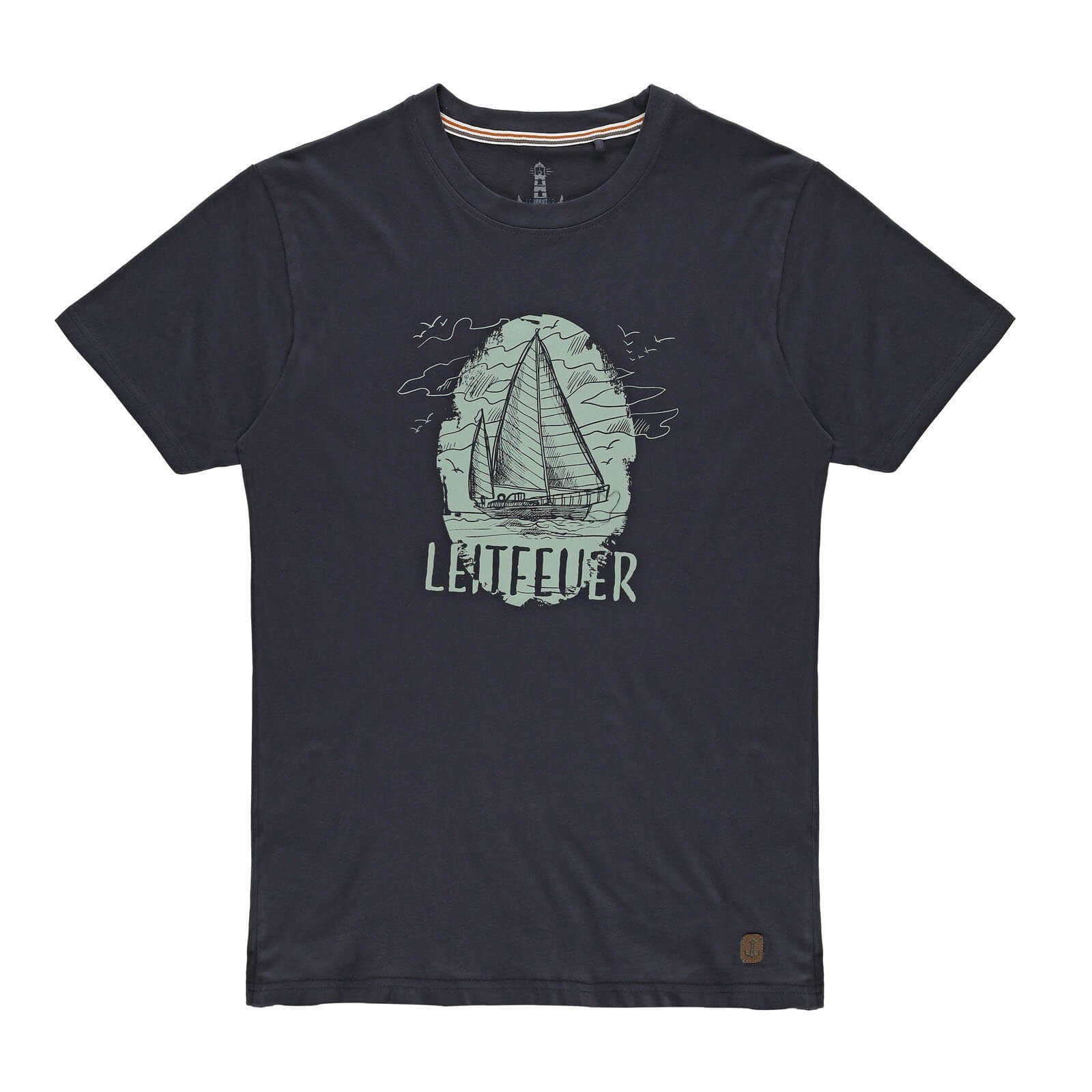 Leitfeuer T-Shirt Herren Sommershirt mit Front-Print günstig online kaufen
