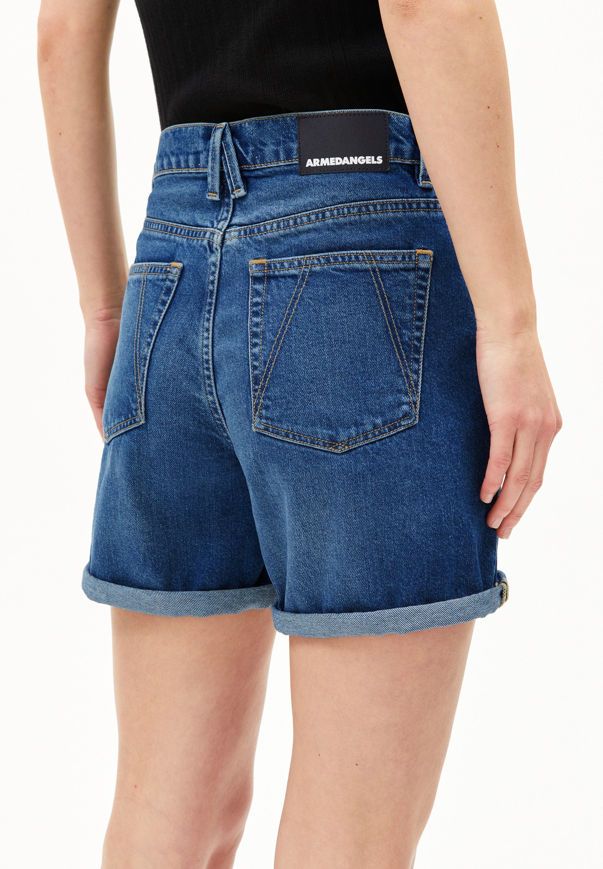 Armedangels Shorts SHEAARI Jeans Shorts aus Bio-Baumwoll Mix (Regular Fit)
