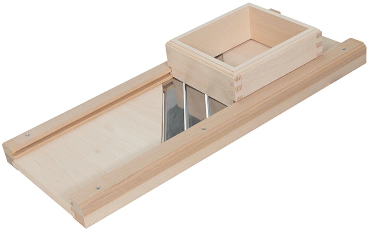 Steinzeug-Schmitt Gemüsehobel Best, Holzwerkstoff, Edelstahl, (Krauthobel)