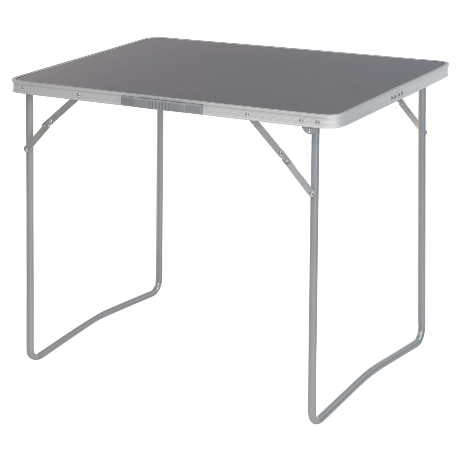 Mojawo Campingtisch XL Campingtisch Anthrazit klappbar mit Tragegriff Alu 80x60x68cm