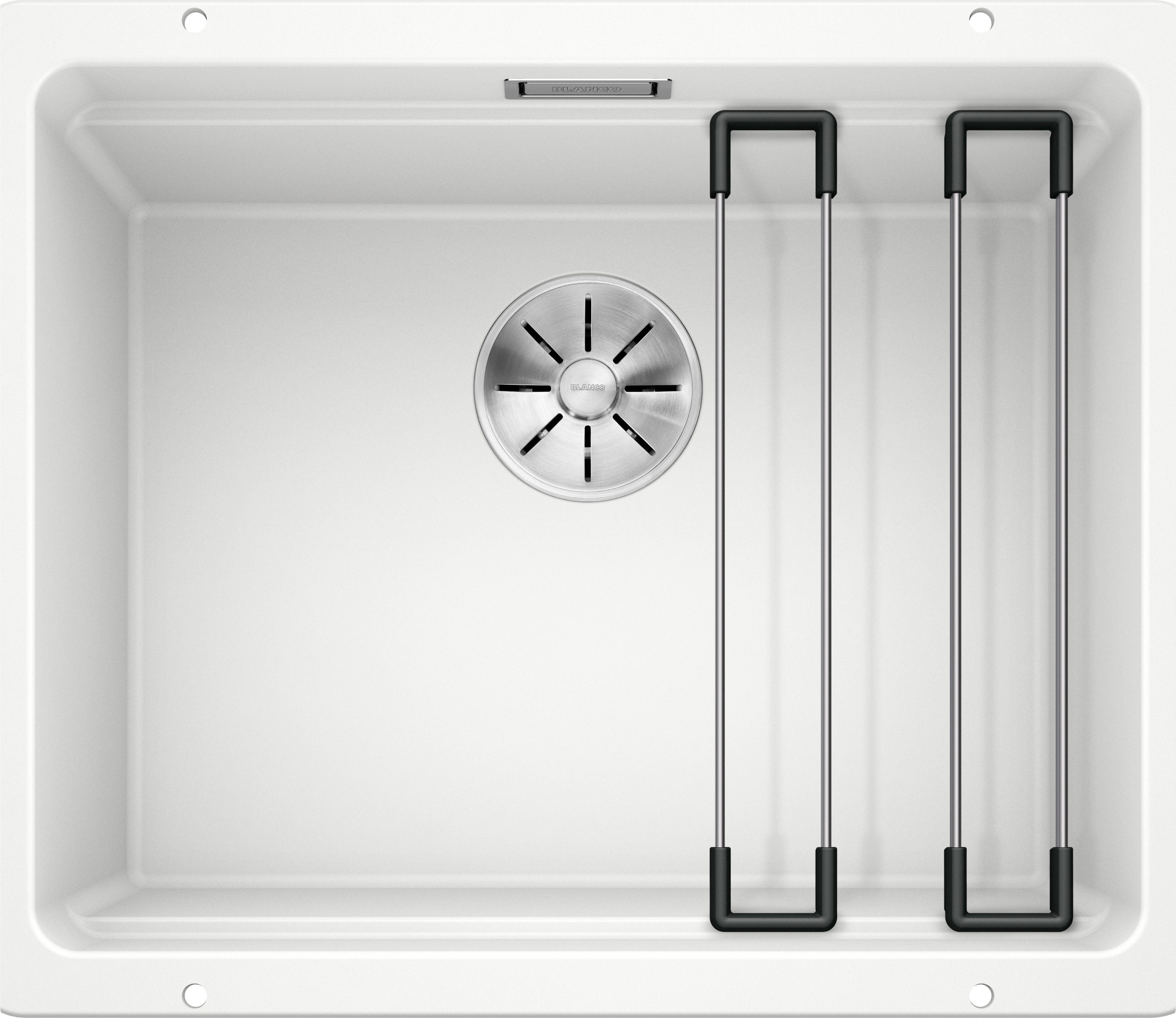 Blanco Granitspüle ETAGON 500-U, rechteckig, aus SILGRANIT®, mit 2 Etagon-Schienen