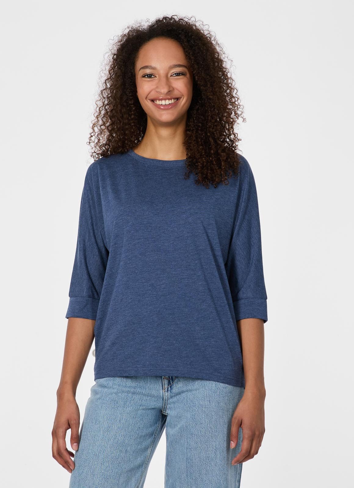 Ragwear 3/4-Arm-Shirt SHIMONA Baumwollmix mit 3/4-Ärmeln und softem Finish