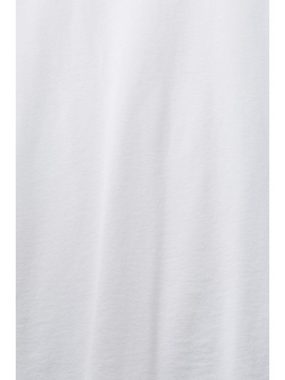 Esprit T-Shirt Shirt mit Turn-up-Ärmeln (1-tlg)