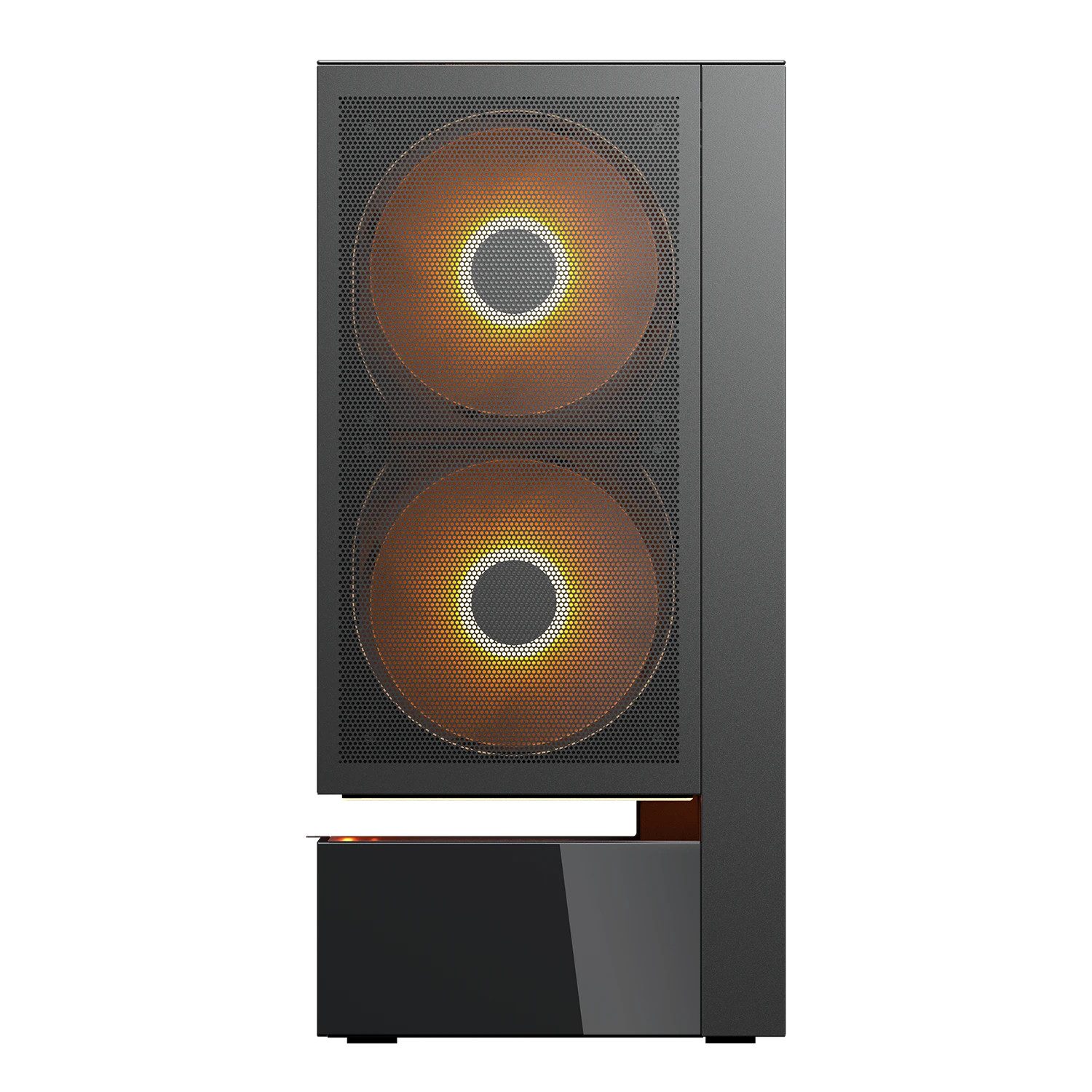 Cougar PC-Gehäuse Gehäuse Midi-Tower CFV235 Vision, ARGB, Mesh, Schwarz