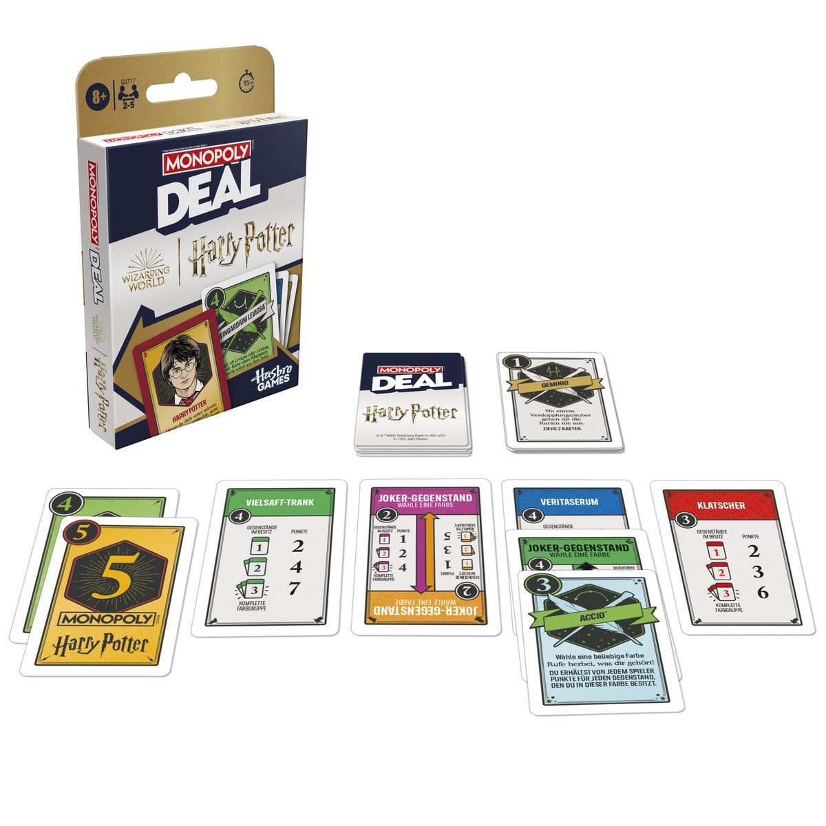 Hasbro Spiel Monopoly Deal Kartenspiel Harry Potter