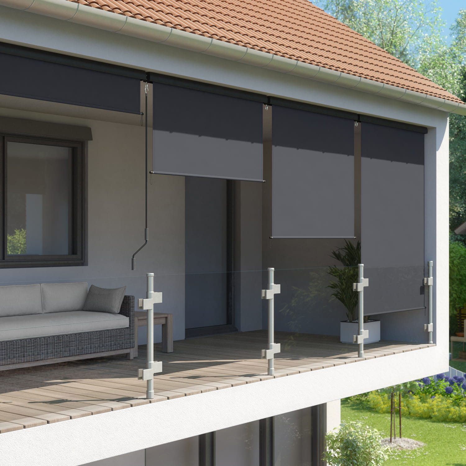 empasa Senkrechtmarkise in verschiedenen Farben und Größen