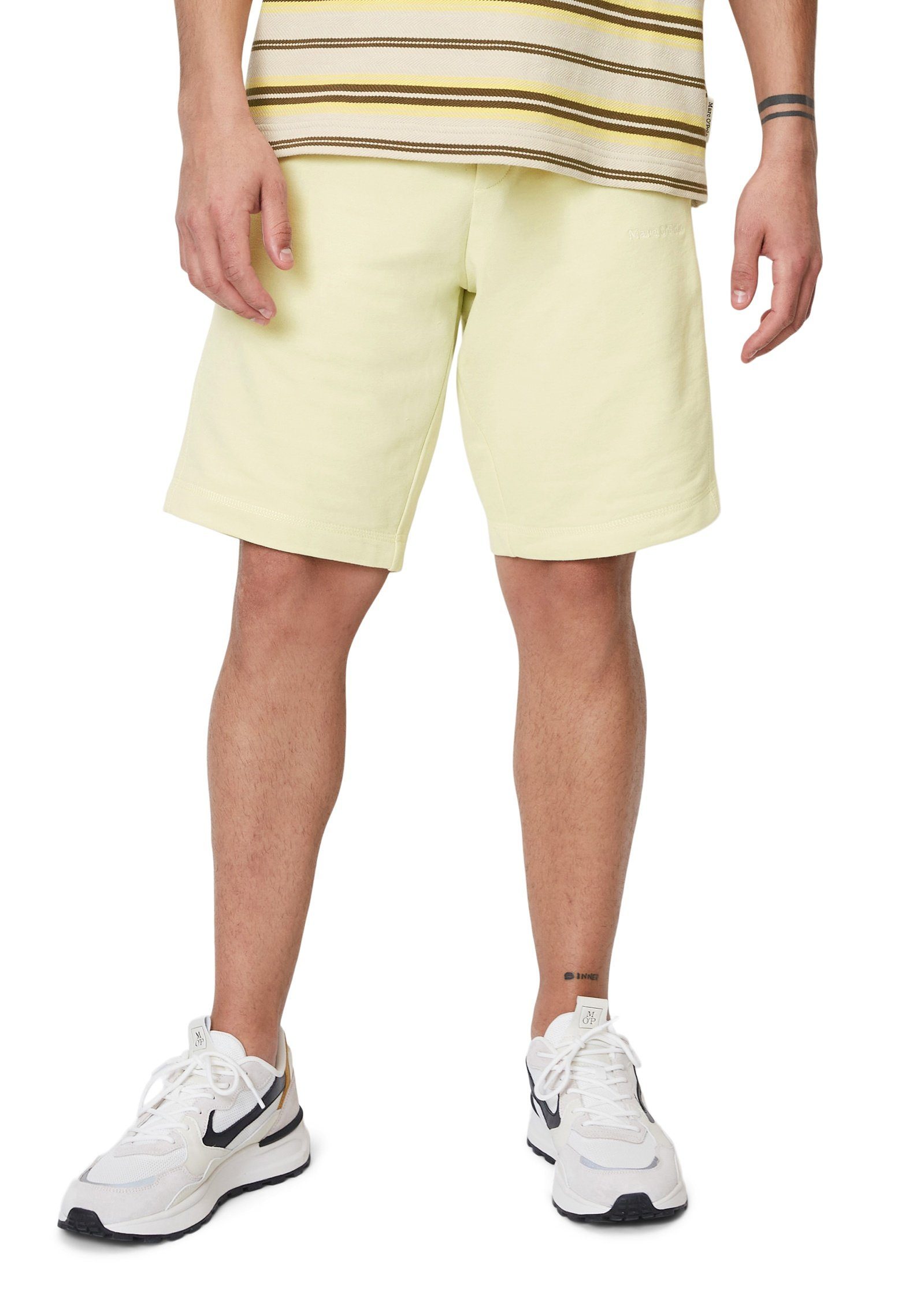 Marc O'Polo Shorts aus Organic Cotton hellgrün