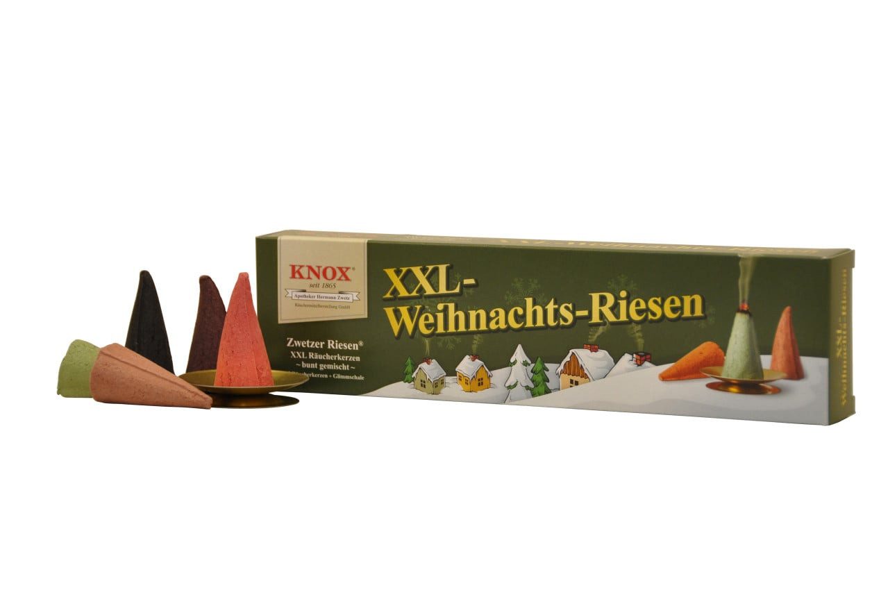 KNOX Räucherhaus Knox Räucherkerzen - XXL-Weihnachtsriesen 5 Stück